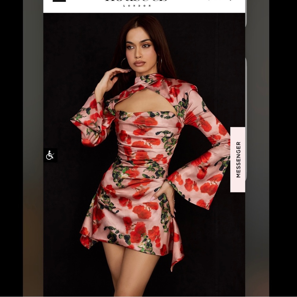 Floral print dress